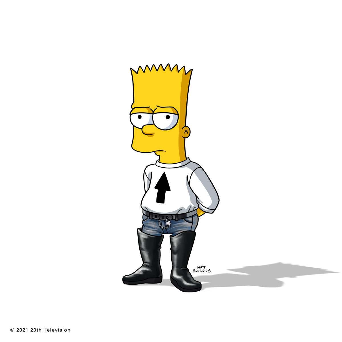 バレンシアガ シンプソンズ　スカーフ BALENCIAGA バレンシアガ x The Simpsons ザ・シンプソンズ 680718