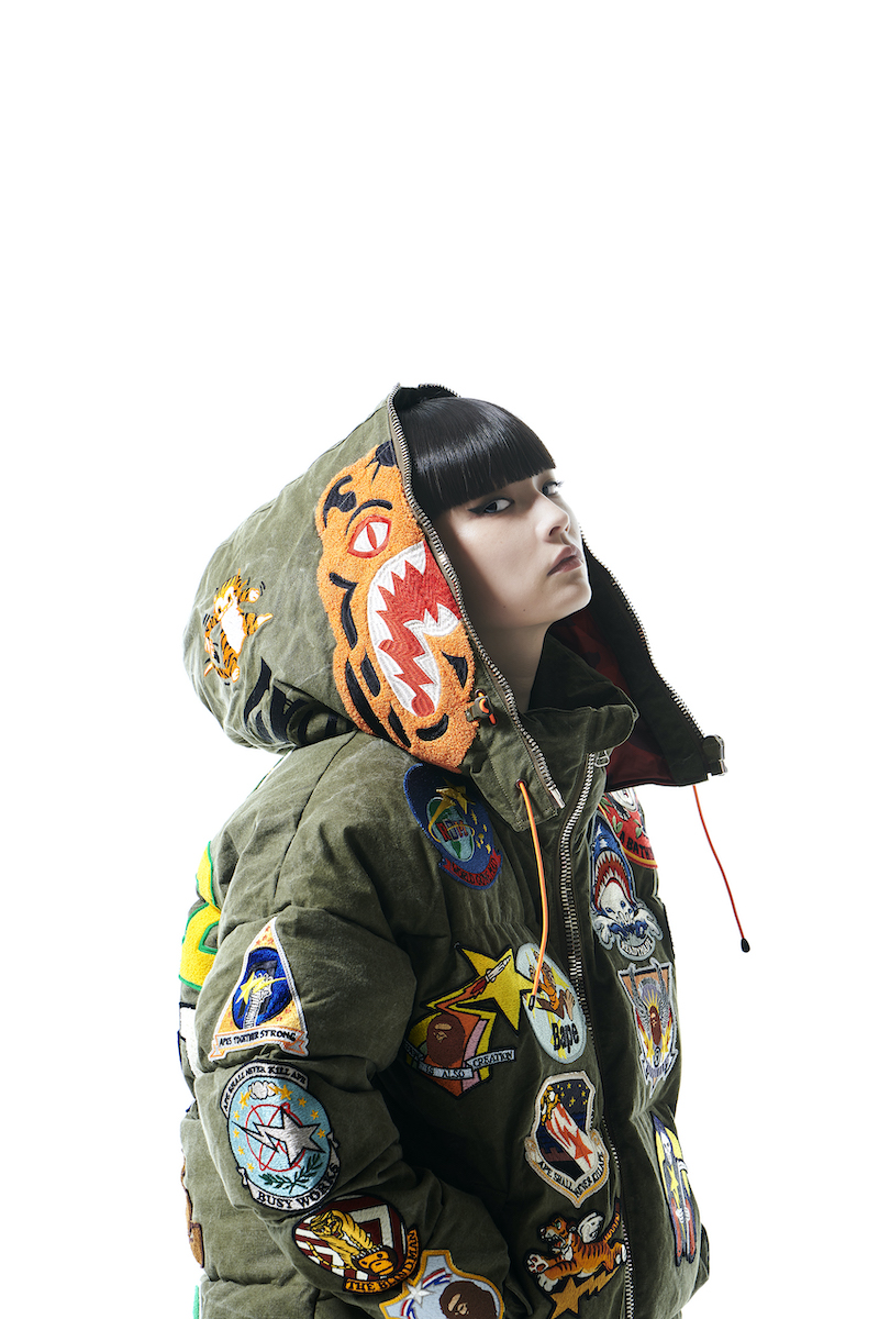 NEW好評 A BATHING APE - A BATHING APE エイプ ダウンジャケットの