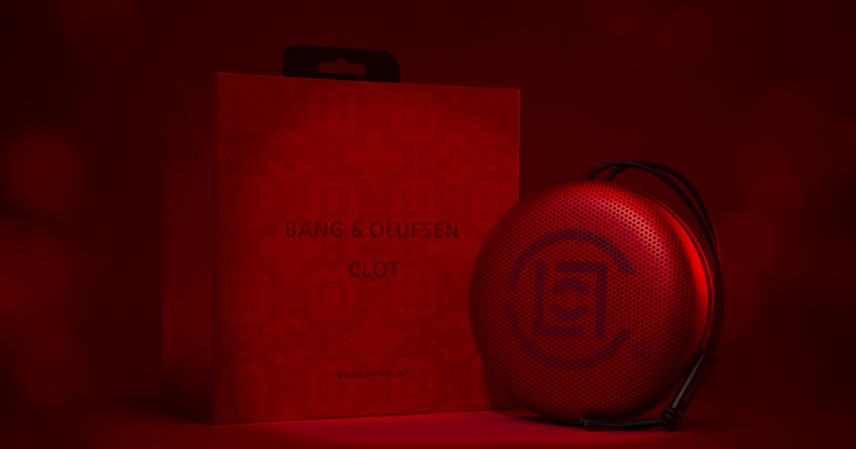 BANG&OLUFSEN CLOT スピーカー バング & オルフセン」がエディソン・チャンの「クロット」とコラボ