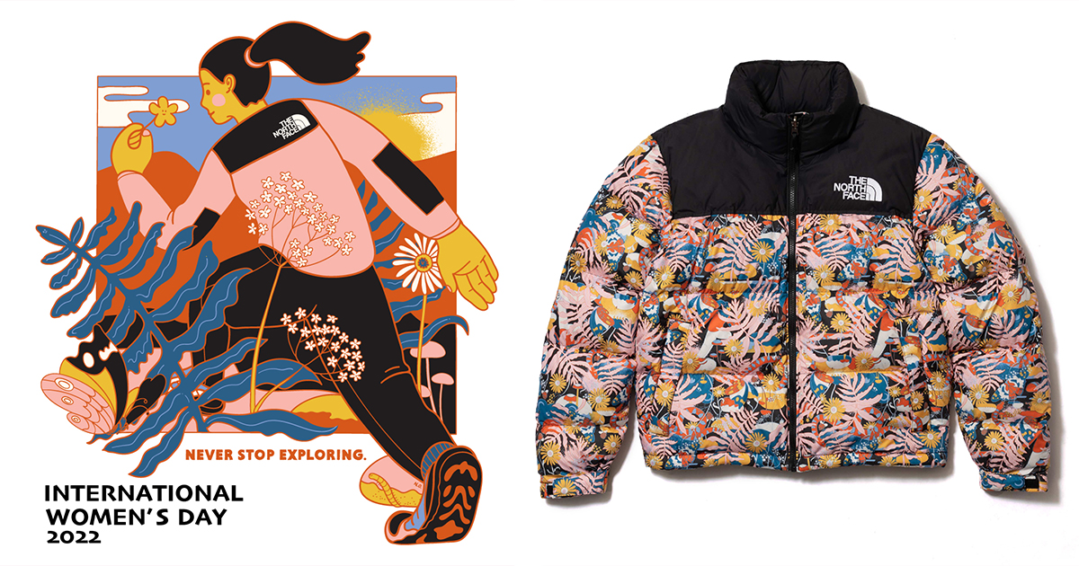 ザ・ノース・フェイス」の国際女性デー記念コレクション “ヌプシ