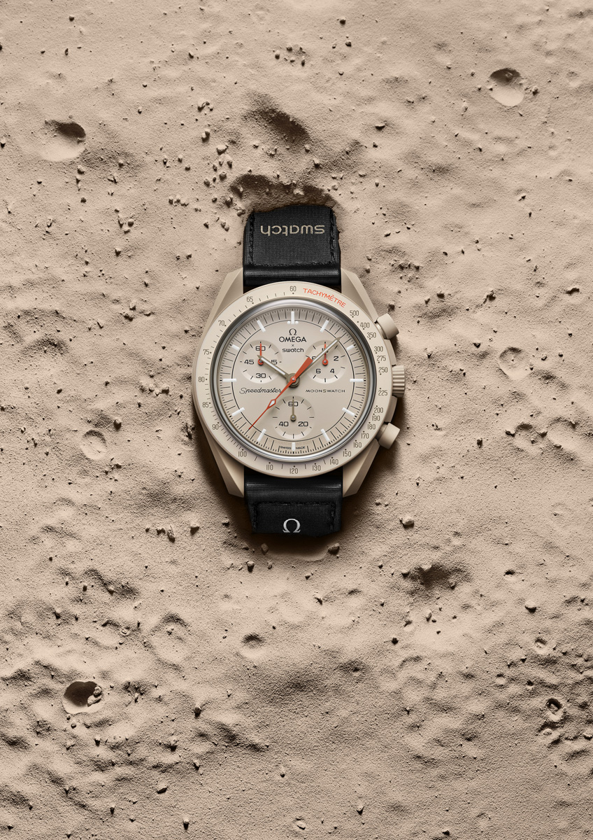 オメガ」×「スウォッチ」、時計ブランド同士の初コラボ 価格は3万3550