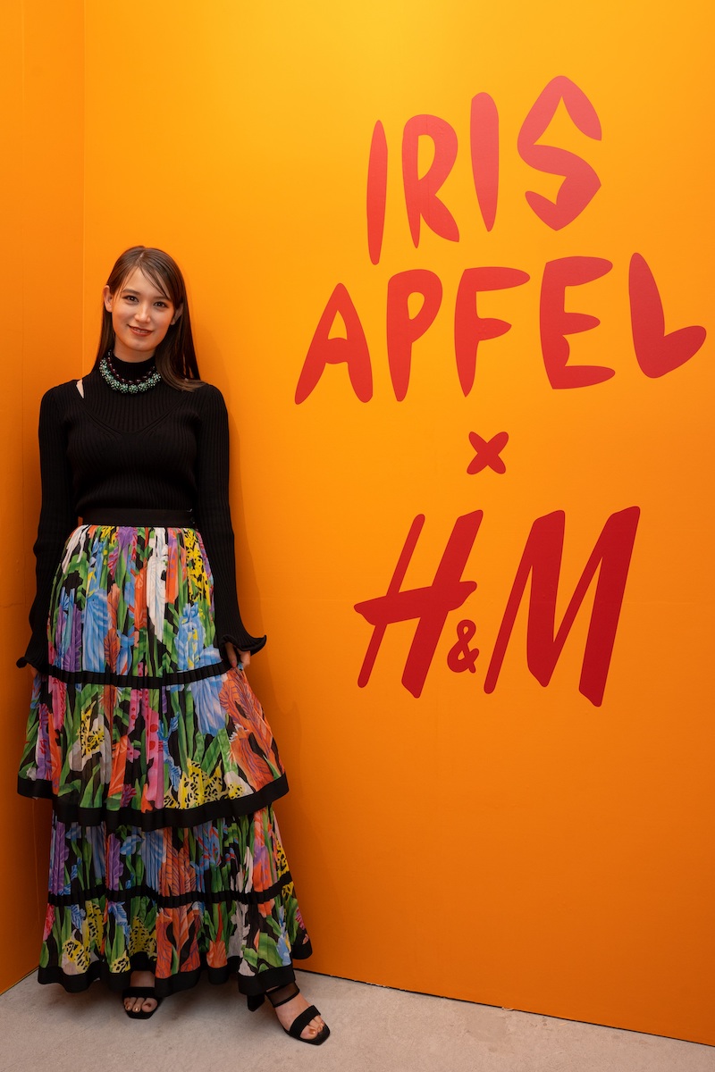 H&M」×アイリス・アプフェルが31日発売 先行イベントに仲里依紗や前田 