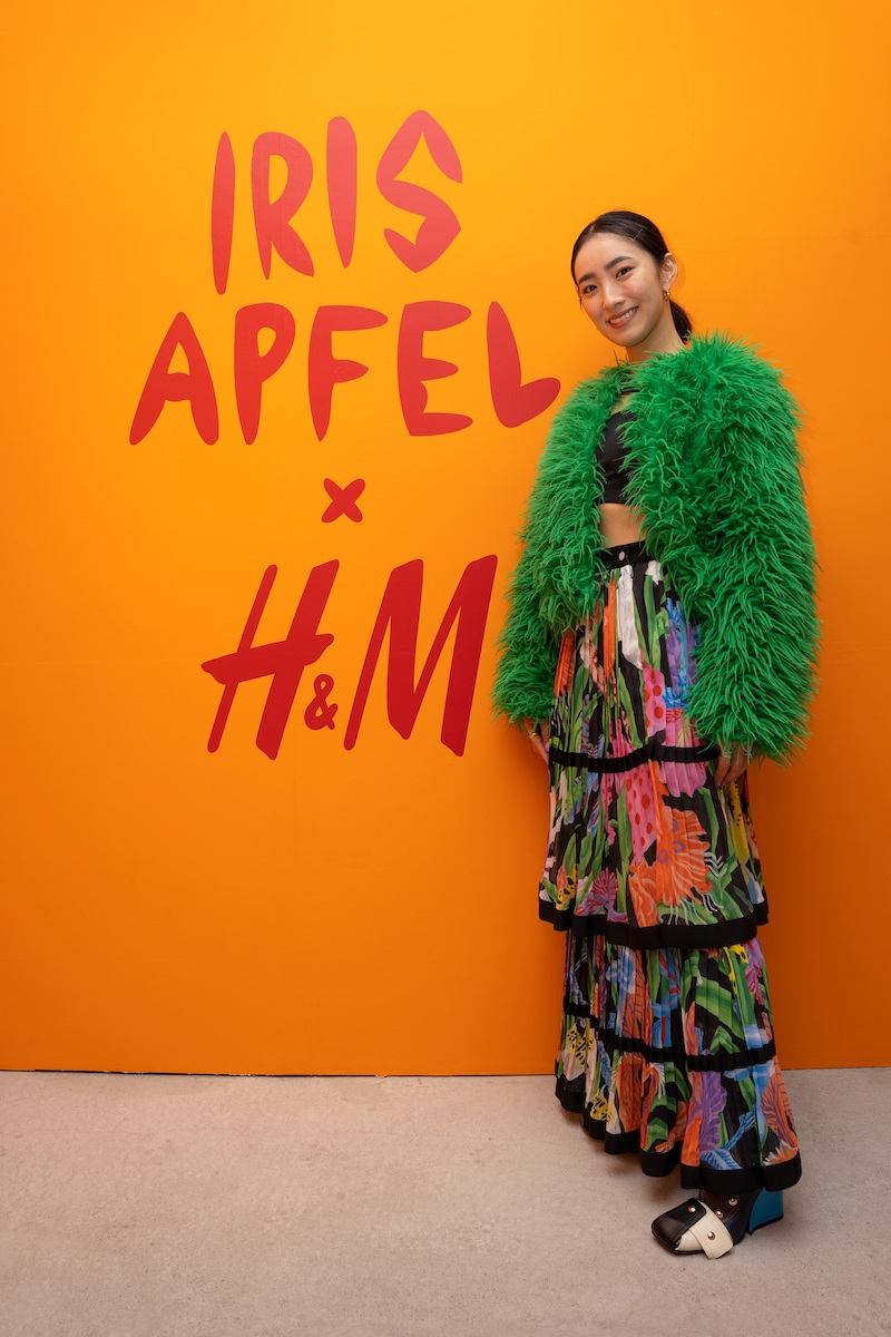 H&M」×アイリス・アプフェルが31日発売 先行イベントに仲里依紗や前田