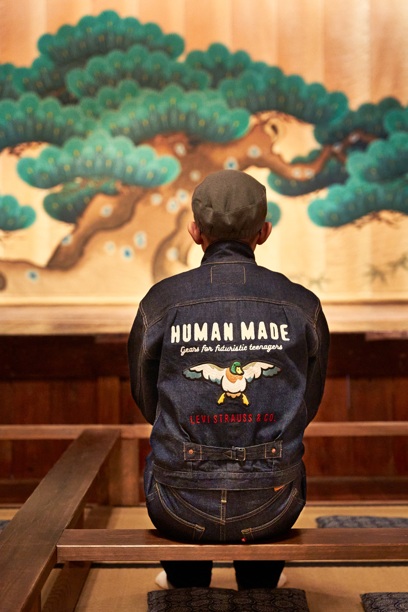 ヒューマンメイド ×リーバイス LEVI'S  22SS  506 TRUCKER JACKET バック刺繍デニムジャケット メンズ L