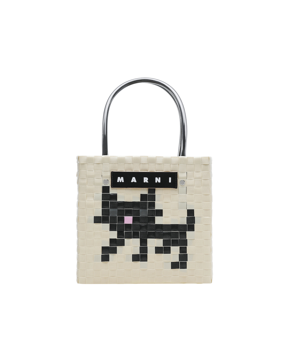 マルニ MARNI アニマルカゴバッグ DOG 茶色 新品 ピクニックバッグ 