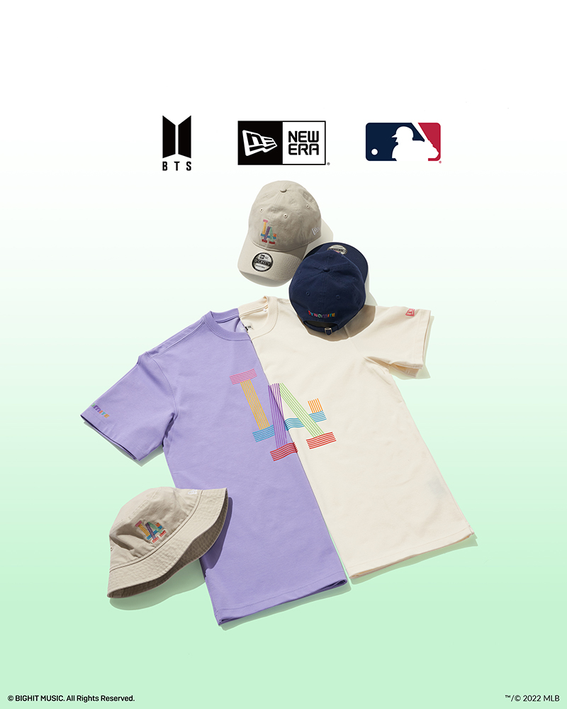 ニューエラ」がBTS、MLBとトリプルコラボ 「Dynamite」や「Butter」に