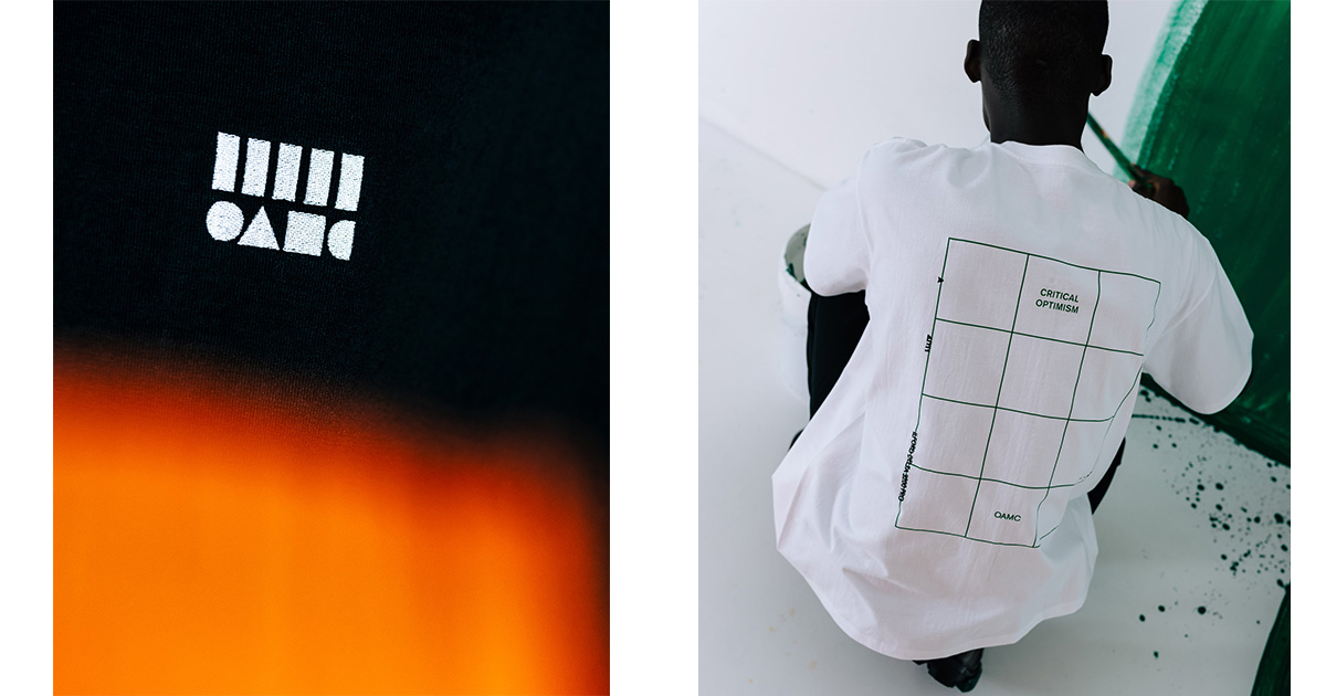 OAMC」とグラフペーパーがコラボ 2色展開のグラフィックTシャツを発売 