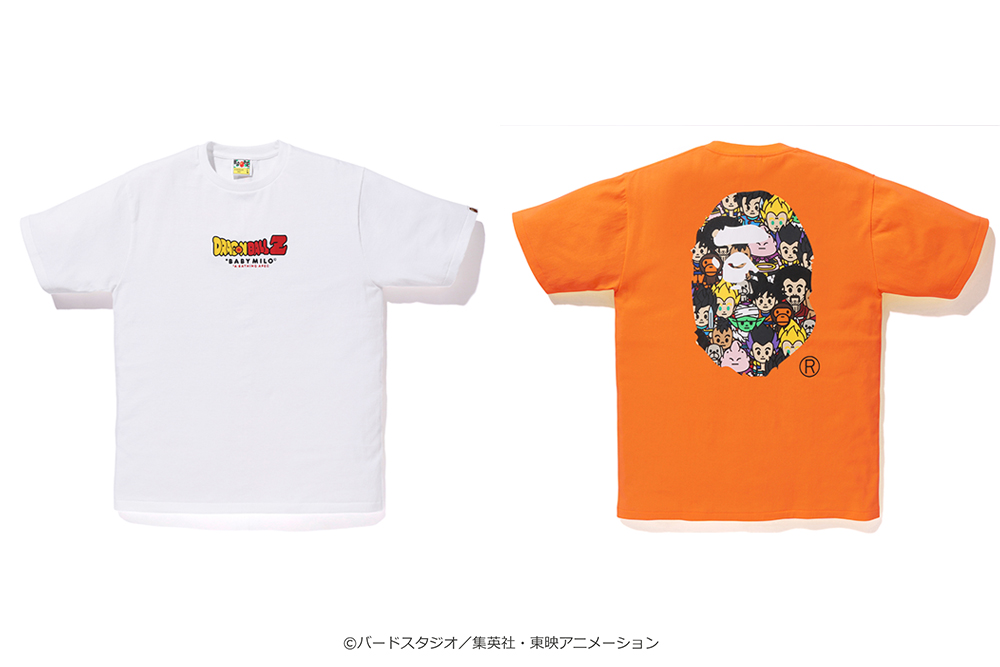 送料無料 BAPE DORAGON BALL Z TEE XL WHITE