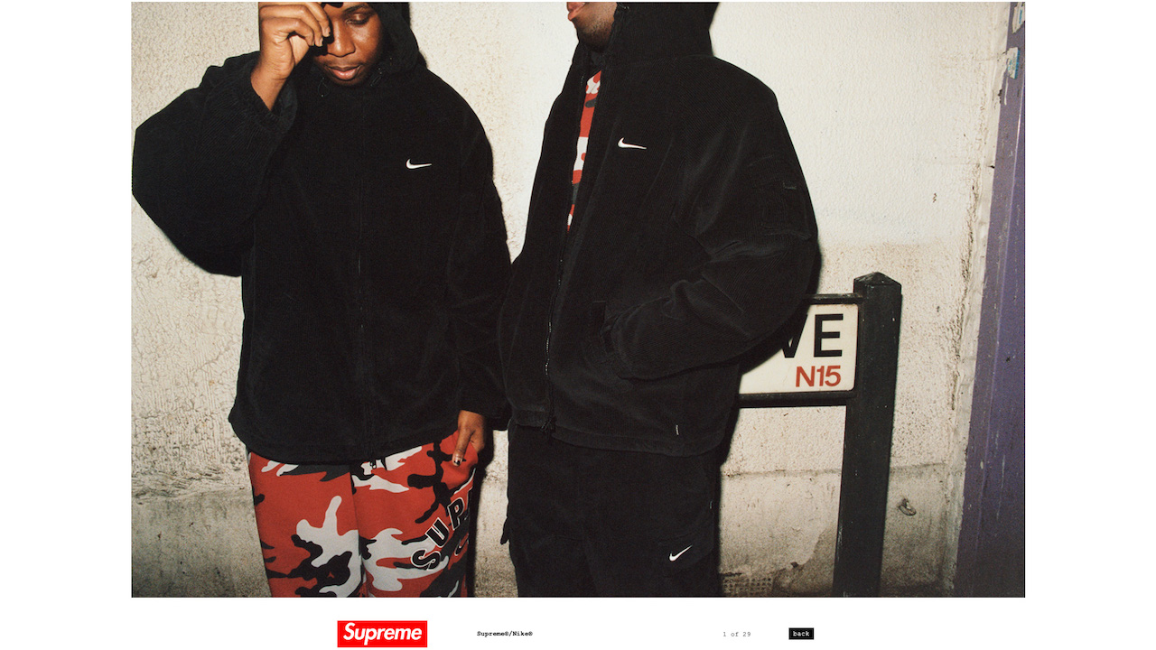 NIKE＆supreme セットアップ-