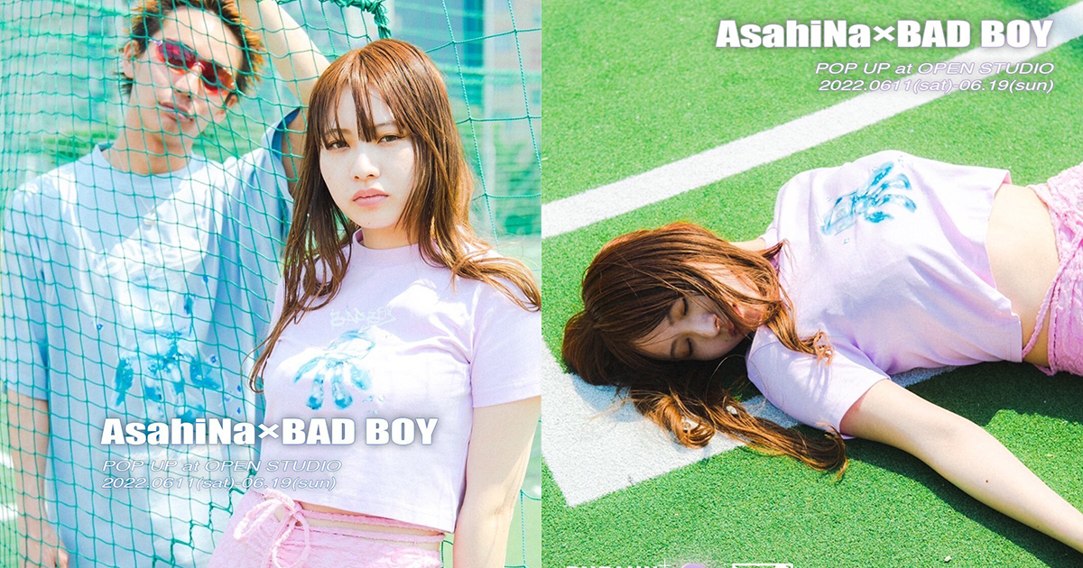 バッドボーイ」がグラフィックデザイナーAsahiNaとコラボ