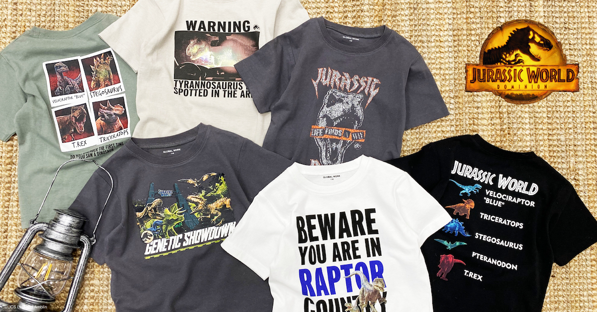 グローバルワーク」と「ニコアンド」が映画「ジュラシック・ワールド