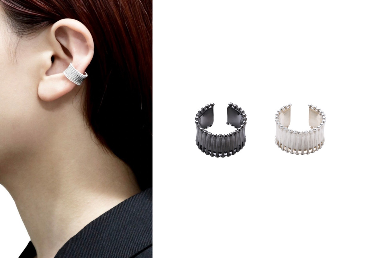 ジョンローレンスサリバン Connected nail ear cuff-