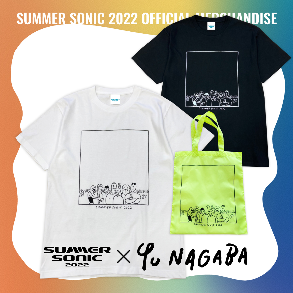 5☆大好評 サマソニ 2018 Yu Nagaba コラボＴシャツ 大阪限定 Ｍサイズ