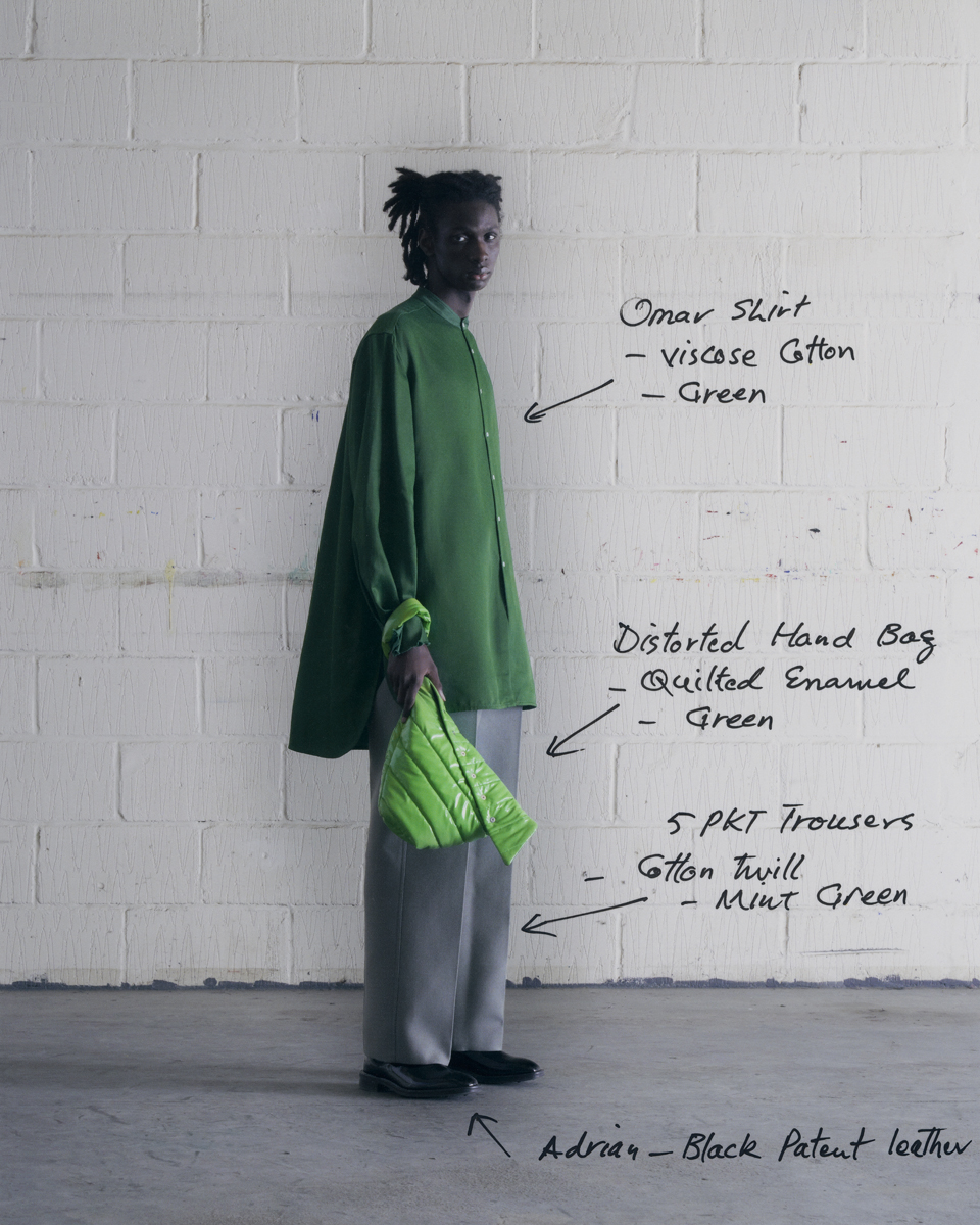 Omar Afridi 22aw Distorted Hand Bagバッグ