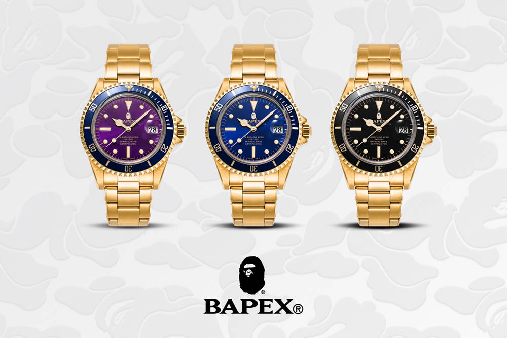 A BATHING APE BAPEX時計 シャンパンゴールド | www.ishela.com.br