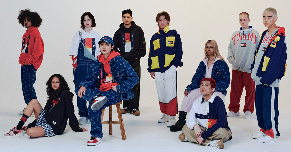 JEANS×MYne コラボデニム セットアップarchive トミー ジーンズ」×「マイン」の初コラボ ビジュアルには磯村勇斗や