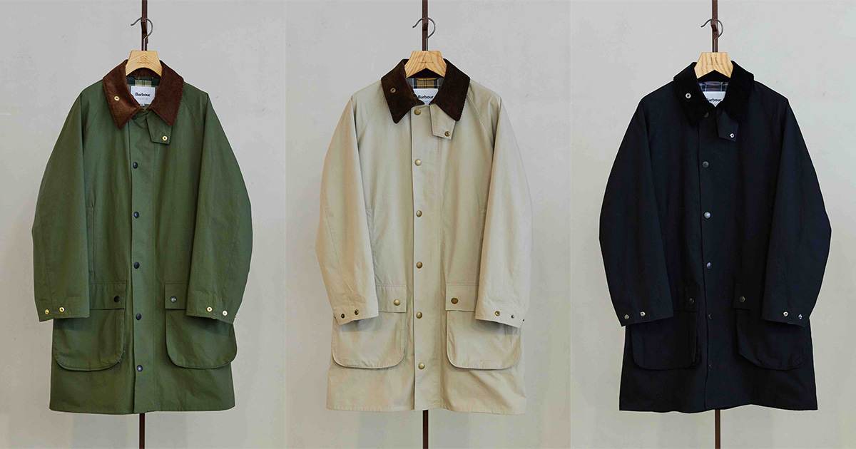 バブアー アーバンリサーチ別注トレンチコート 新作！Barbourのトレンチコートがアーバンリサーチに登場