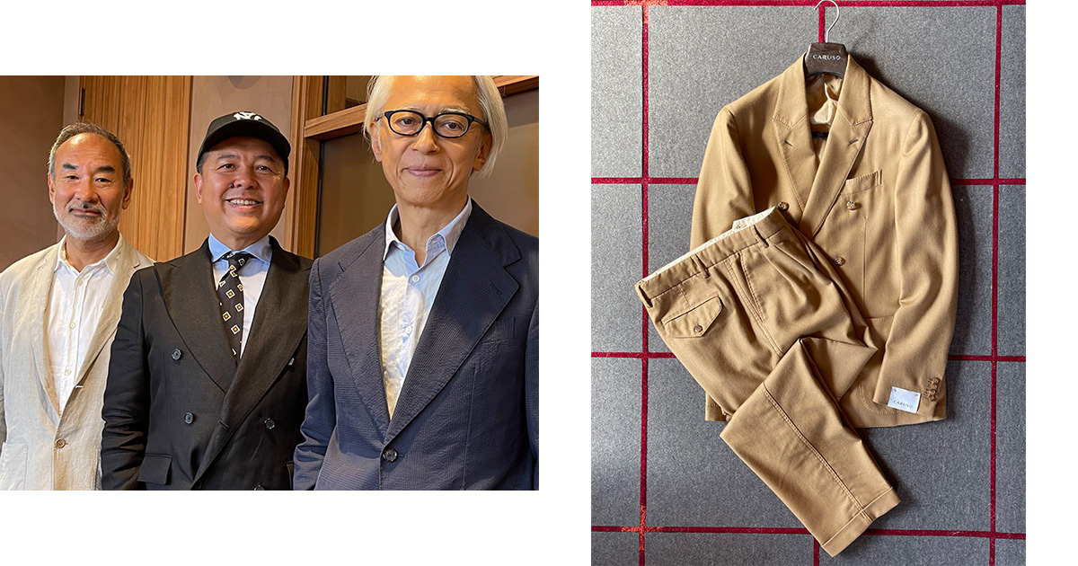 スタイリスト小沢宏の店が伊「カルーゾ」の販売イベント 栗野宏文ユナイテッドアローズ上級顧問らも接客 - WWDJAPAN