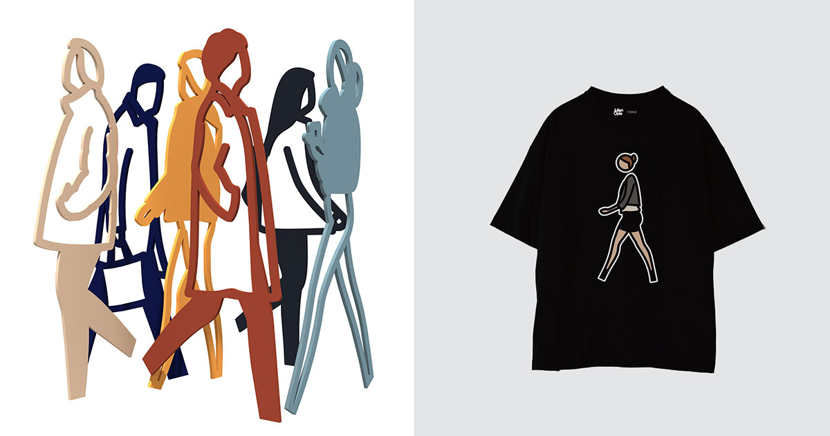 ヨーク」が英国アーティストのジュリアン・オピーとのコラボTシャツ
