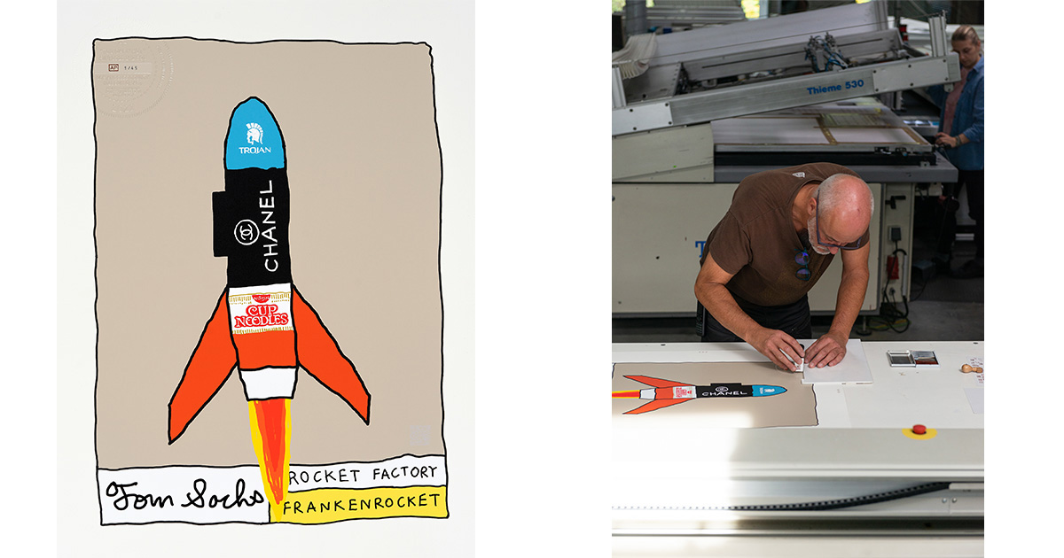 現代アーティストのトム・サックスが、ロケットをモチーフにした代表作