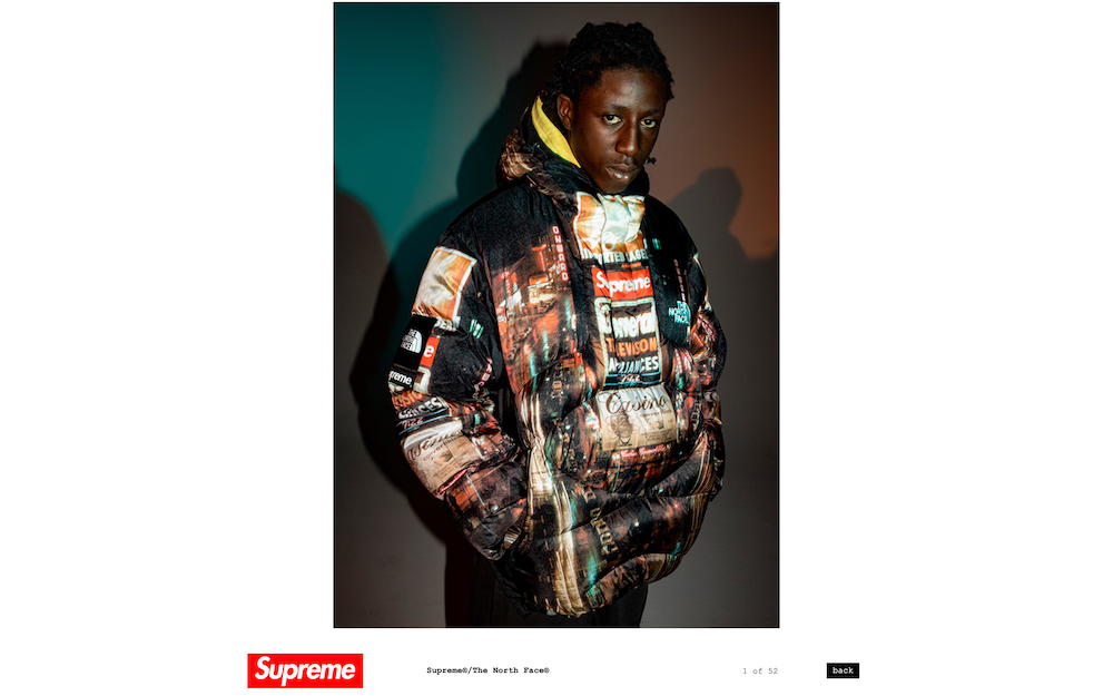 supreme tnf コラボ　sneak フルセット