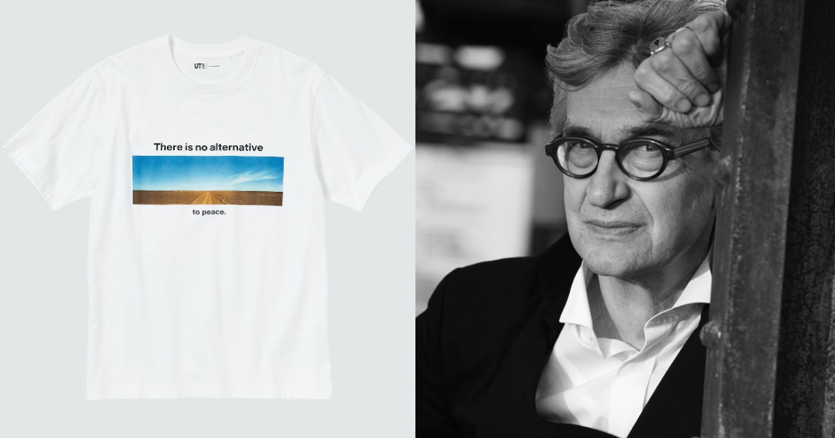 ユニクロのチャリティーTシャツ企画に映画界の巨匠、ヴィム 