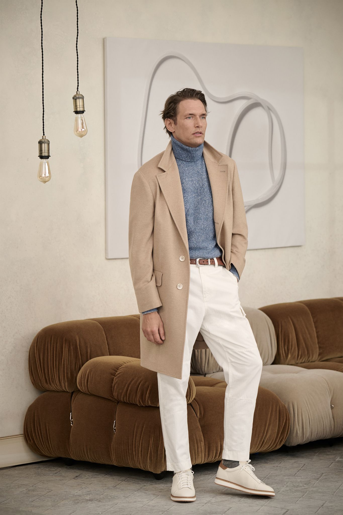 BRUNELLO CUCINELLI ブルネロ クチネリ GREEN パンツ メンズ 秋冬2023