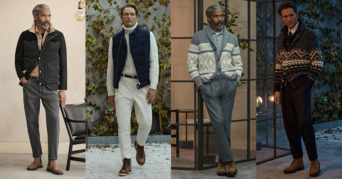 ルック】「ブルネロ クチネリ」2023-24年秋冬メンズ・コレクション