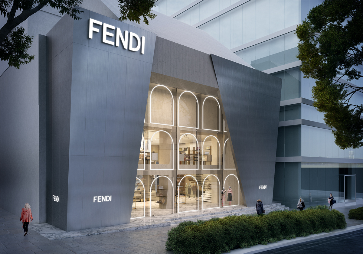 フェンディ」が国内最大級の旗艦店をオープン 日本初上陸のホーム
