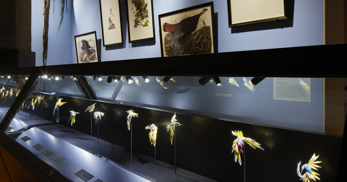 ヴァン クリーフ」主催の宝飾芸術学校による特別展「極楽鳥」が開幕