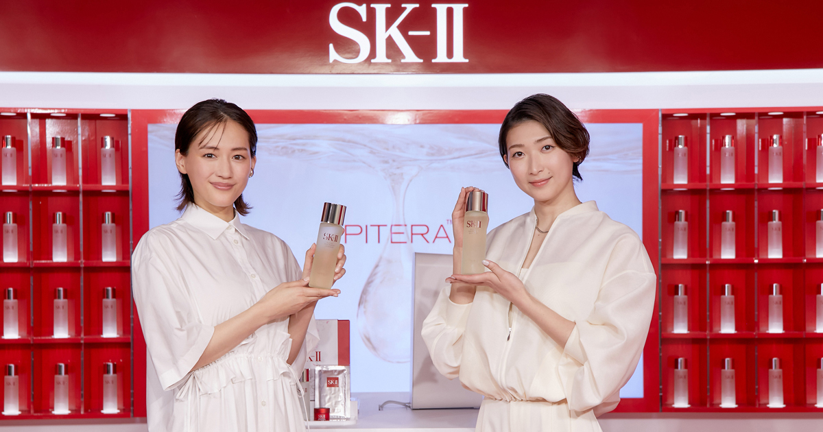 SK-II」が新生活キャンペーンで肌測定イベントを開催 綾瀬はるかと池江