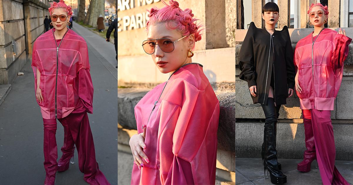 スナップ】「リック・オウエンス」の会場で注目すべきは、エッジの効い