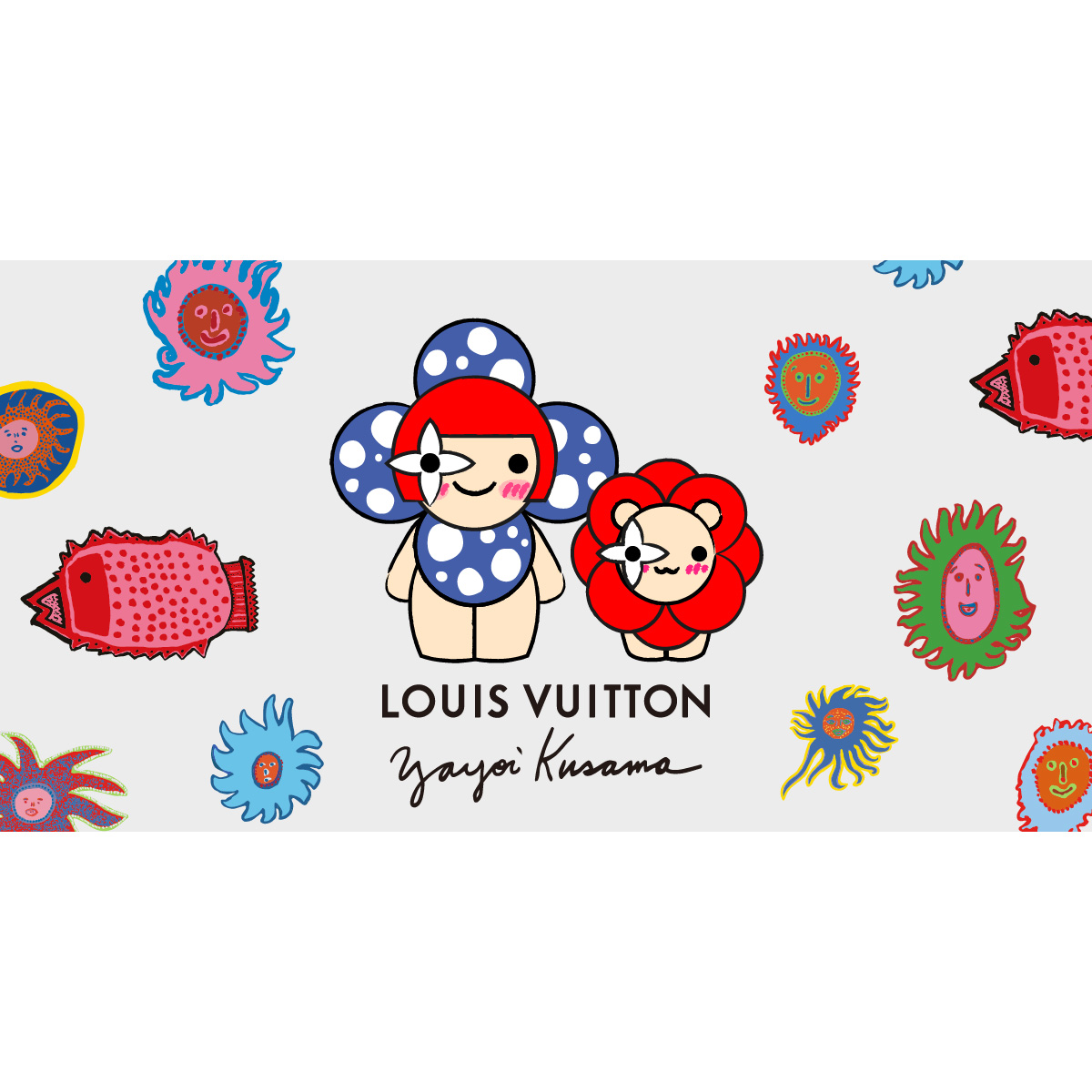 ルイ・ヴィトン」が草間彌生とのコラボ第2弾発売を記念してLINE 