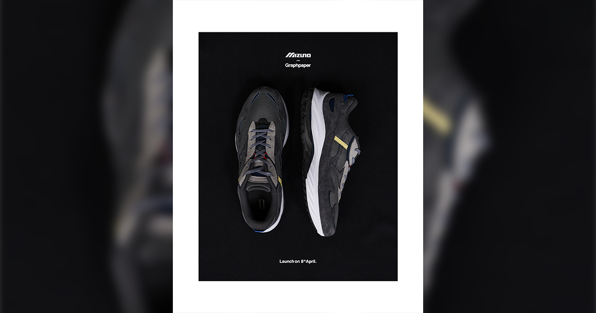 graphpaper ×ミズノ　　　　　　　　　　　　　⭐️限定コラボスニーカー⭐️ mizuno-graphpaper-2022-