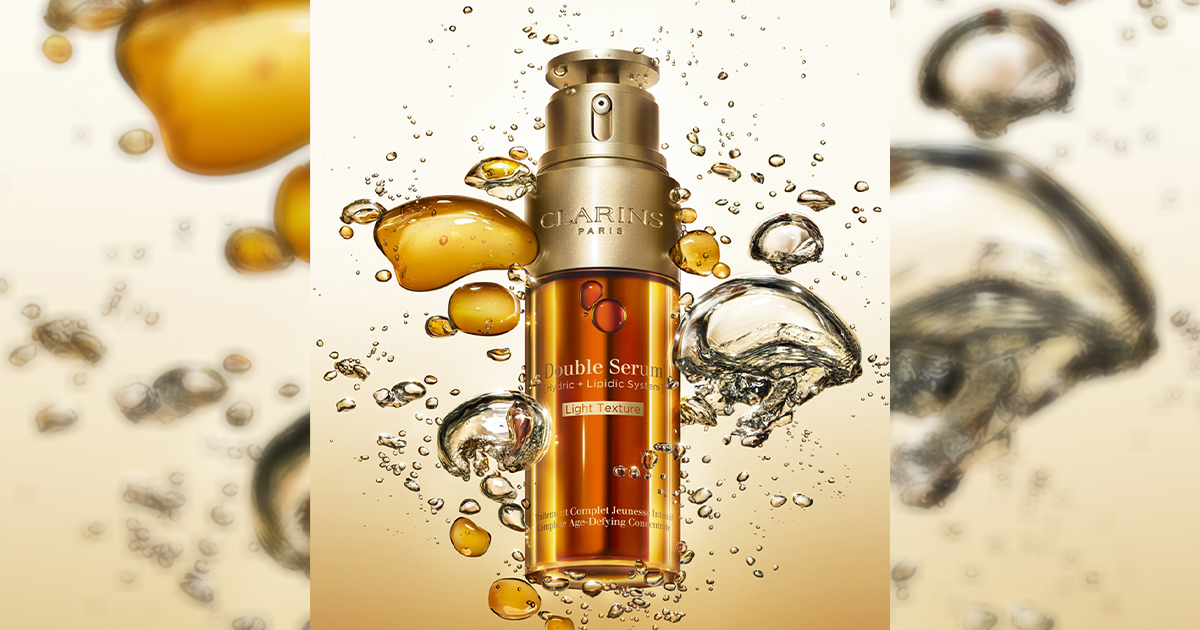 クラランス」のエイジングケア美容液“ダブルセーラム”から春夏や男性に