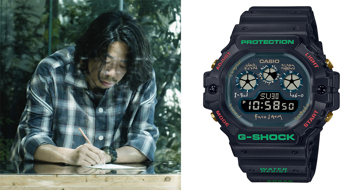 ファセッタズム」×「G-SHOCK」 落合宏理デザイナーの手書きフォントを採用 - WWDJAPAN