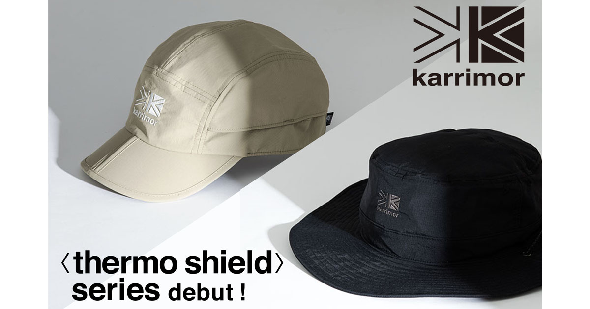 karrimor サーモシールドハット・コカゲル（M）UVカット（黒,カリマー, 公式】コカゲル （karrimor カリマー×コカゲル）サーモシールド