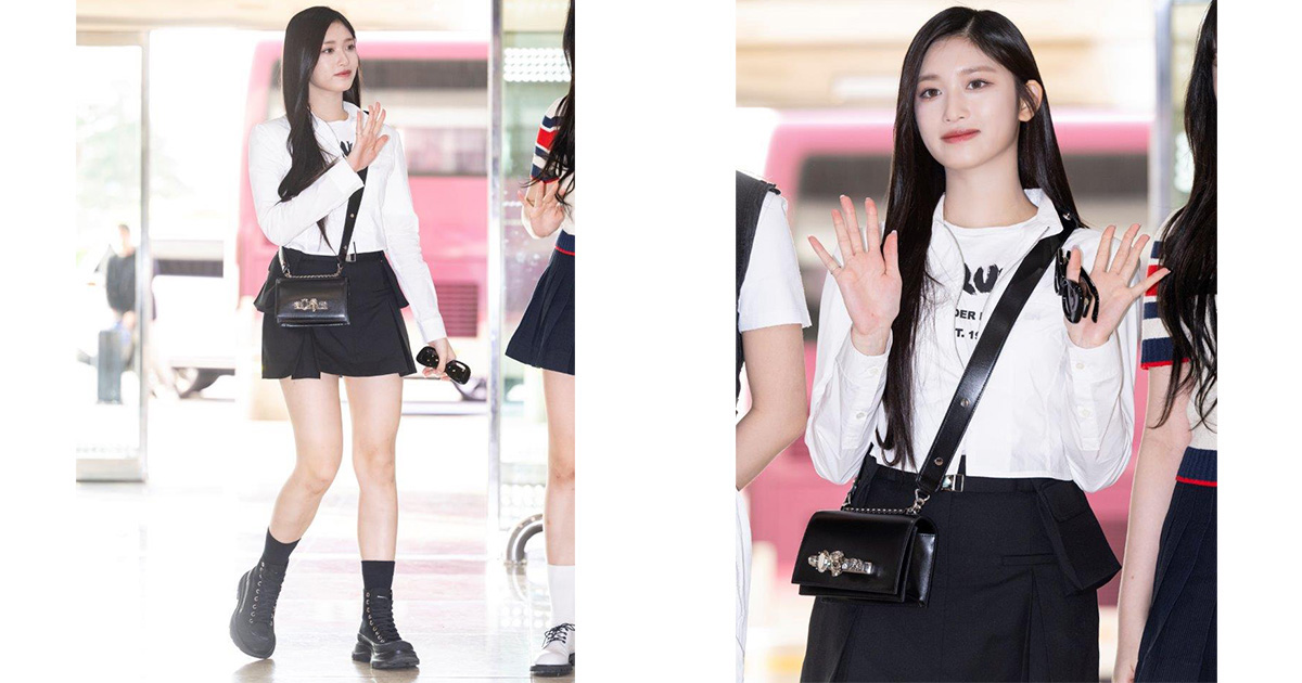 IVEのイソが見せるモノトーンスタイル 生脚効果でヘルシーな色気を漂わ