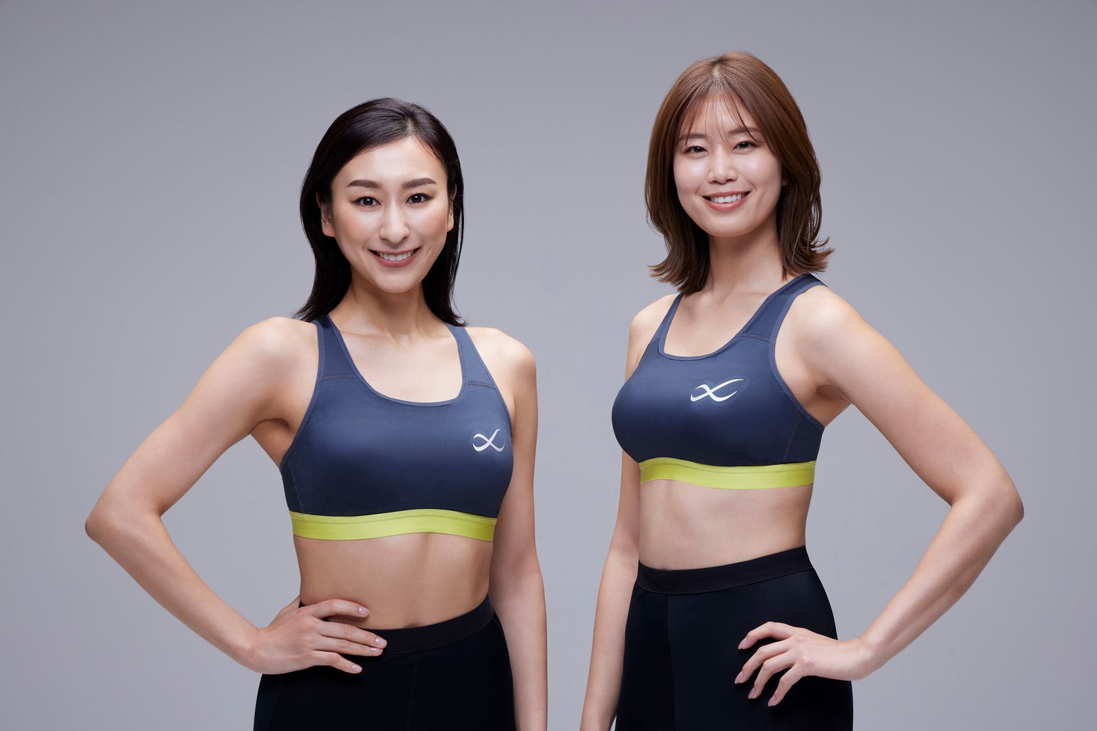 浅田舞と稲村亜美が健康的なスポーツブラ姿を披露 ワコール「CW-X」の新広告が登場 - WWDJAPAN