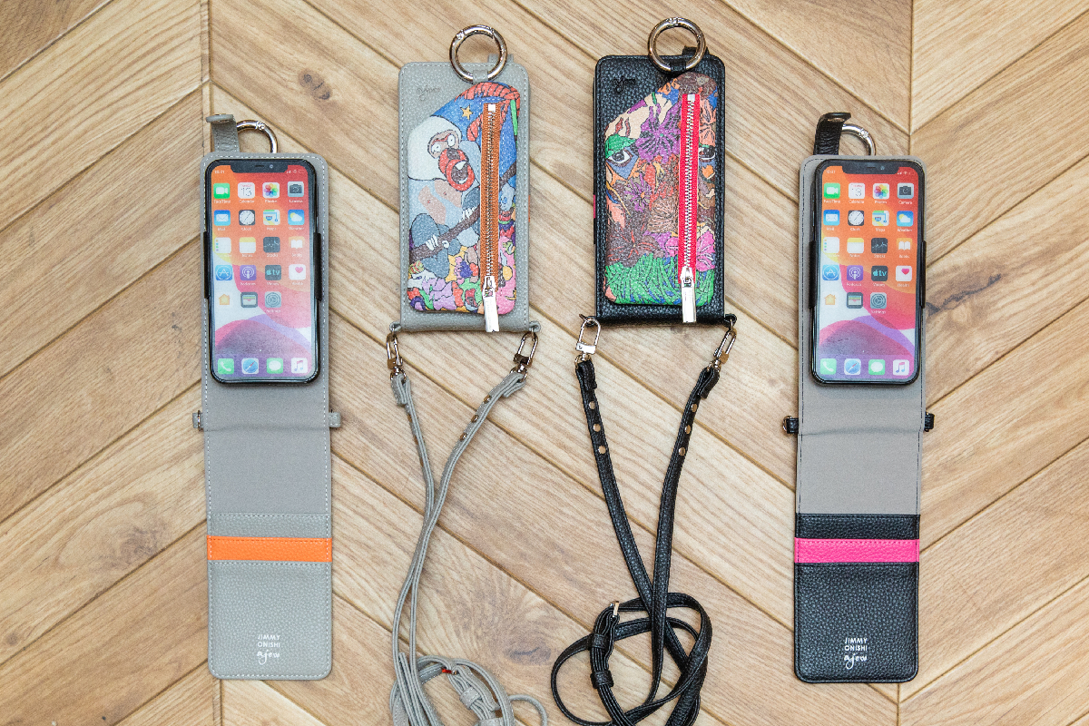 ajew【新品】ジミー大西　ajew iPhone マルチケース　エジュー　スマホケース