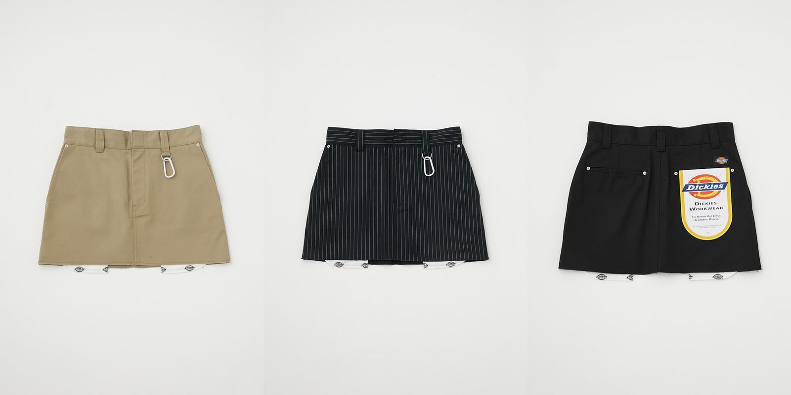 moussy × dickies コラボ スカート - ミニスカート