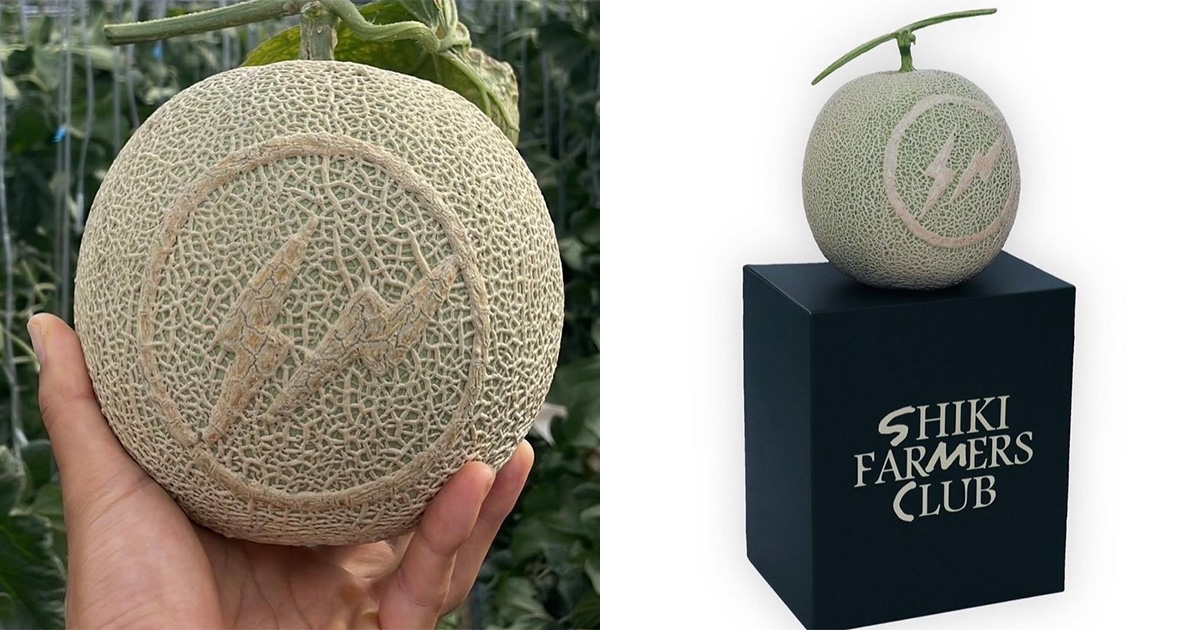 メロン様 藤原ヒロシの「フラグメント」が滋賀県産メロンとタッグ 1万円で販売
