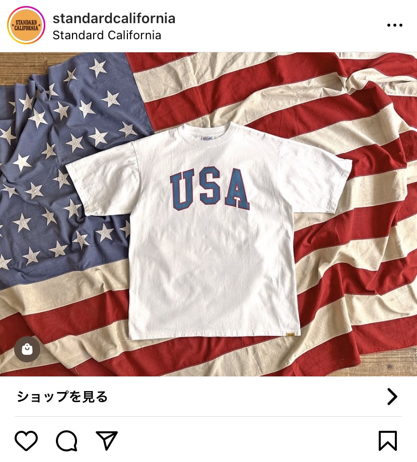 スタンダード カリフォルニアが米独立記念日を祝したTシャツ発売