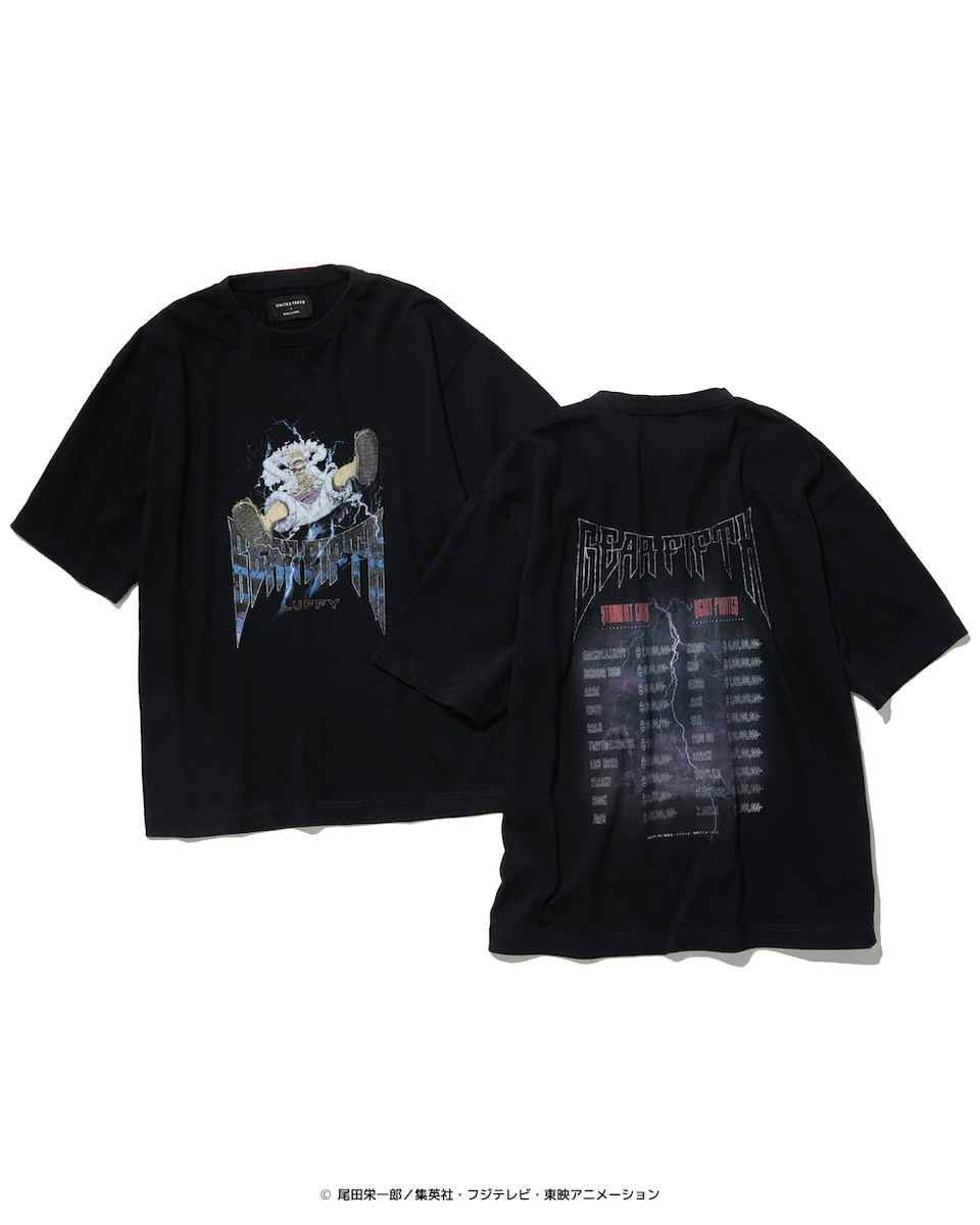 ユナイテッド トウキョウ × ワンピース / コラボ ルフィ TEE ONE PIECE】ルフィ最高地点「GEAR5」デザイン！最高のコラボT登場