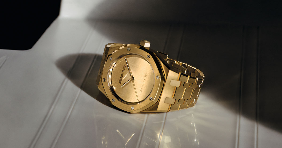 オーデマ ピゲ」と「1017 アリックス 9SM」がコラボ 一点モノは100万