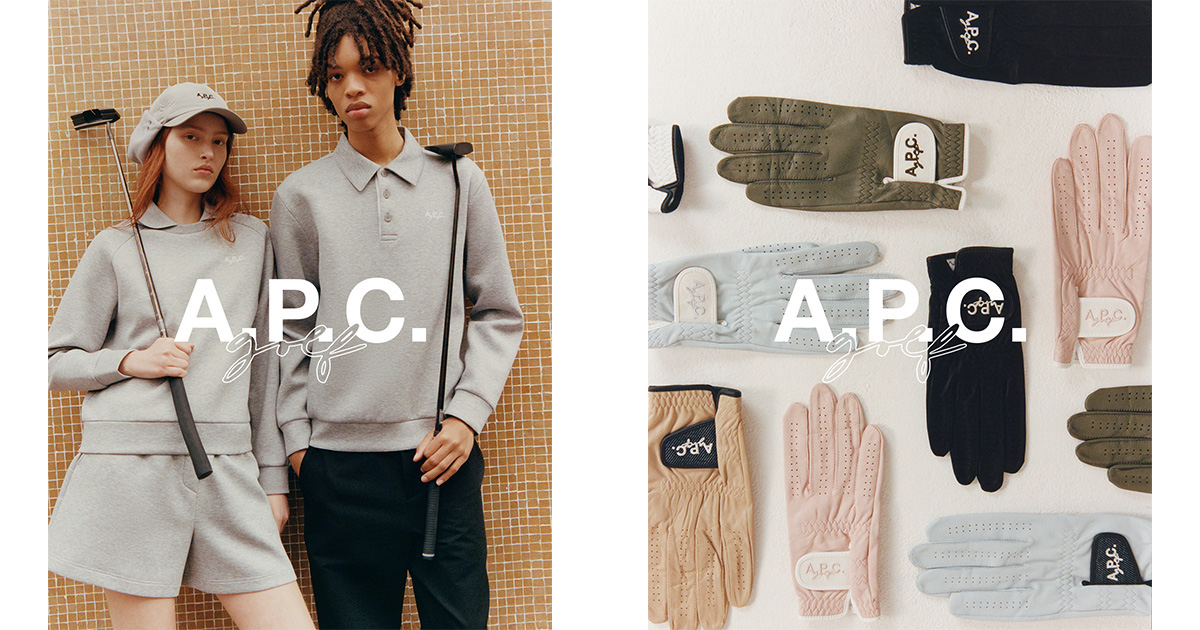 アー・ペー・セー ゴルフ」が2023年秋冬コレクションを発売 「街でも
