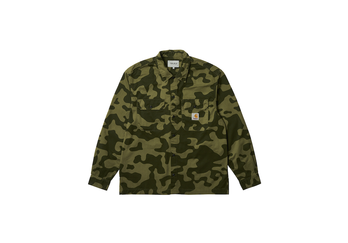 Palace Carhartt Michigan Coat S Camo