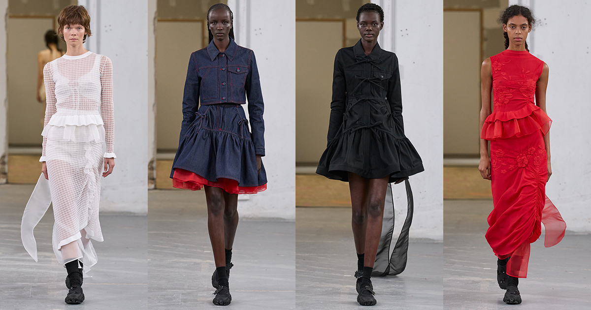 ルック】「セシリー バンセン」2024年春夏コレクション - WWDJAPAN