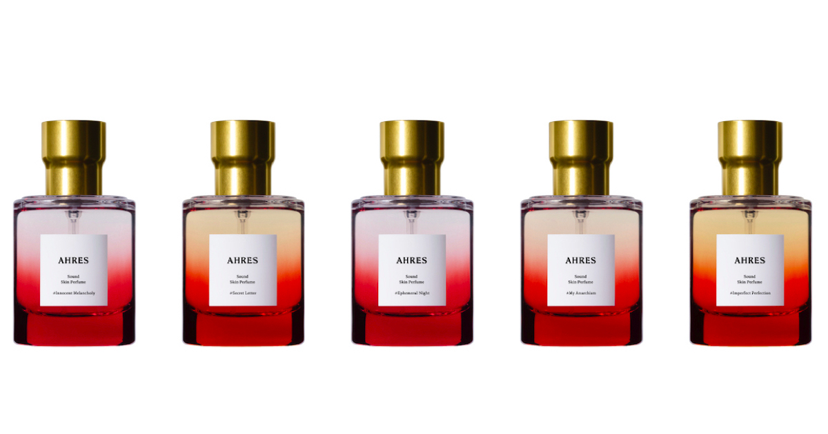 AHRES 香水 女性用 アーレス」が国産オーガニック玄米エタノール使用の新フレグランス5種