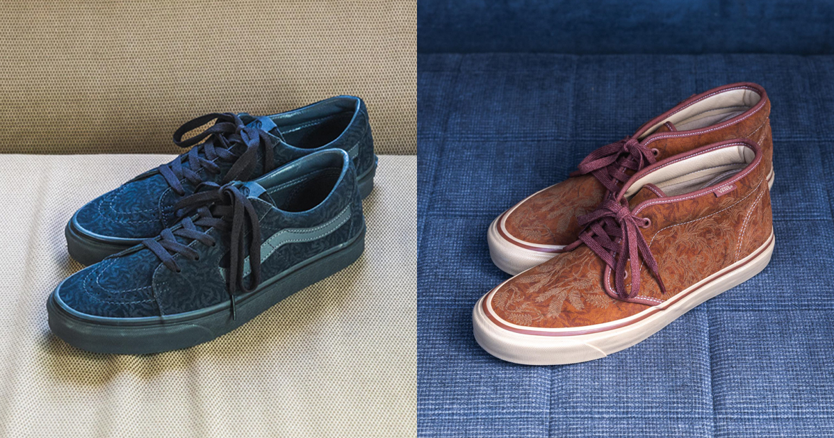 ホワイトマウンテニアリング」と「ヴァンズ」のコラボ第2弾は植物柄の